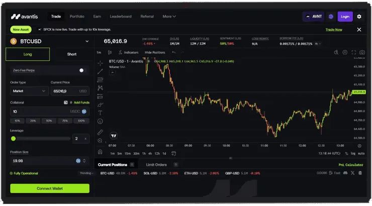 Avantis Screenshot